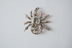 Vintage Spider Pendant with heart shaped stone