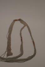 Multi-strand tassel lariat necklace