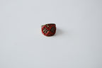 Vintage Bronze Red Rhinestones Ring