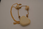 Reworked ceramic statement necklace