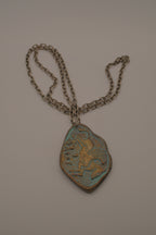 Vintage Greek mythology pendant necklace