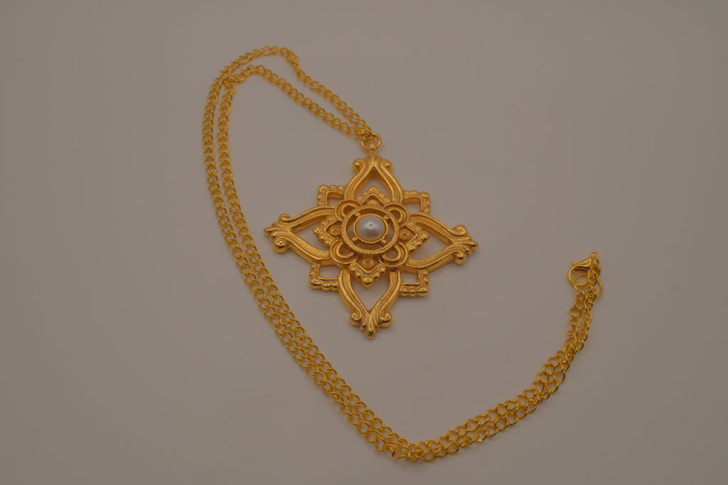 Vintage Ben-Amun Byzantine Style Pendant Necklace