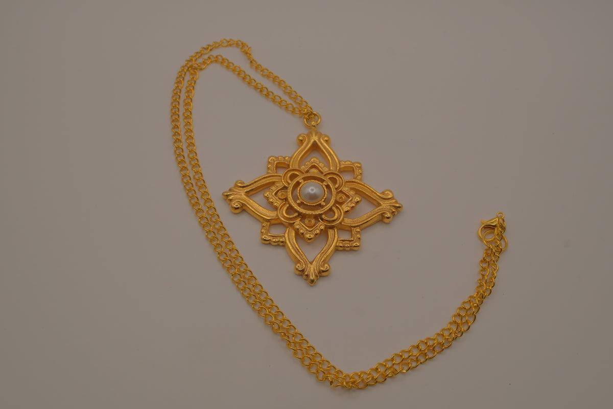 Vintage Ben-Amun Byzantine Style Pendant Necklace