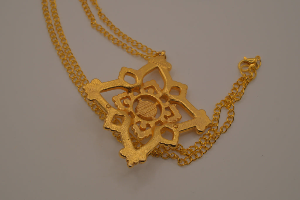 Vintage Ben-Amun Byzantine Style Pendant Necklace