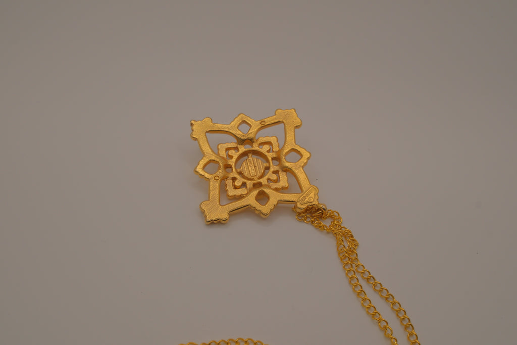 Vintage Ben-Amun Byzantine Style Pendant Necklace