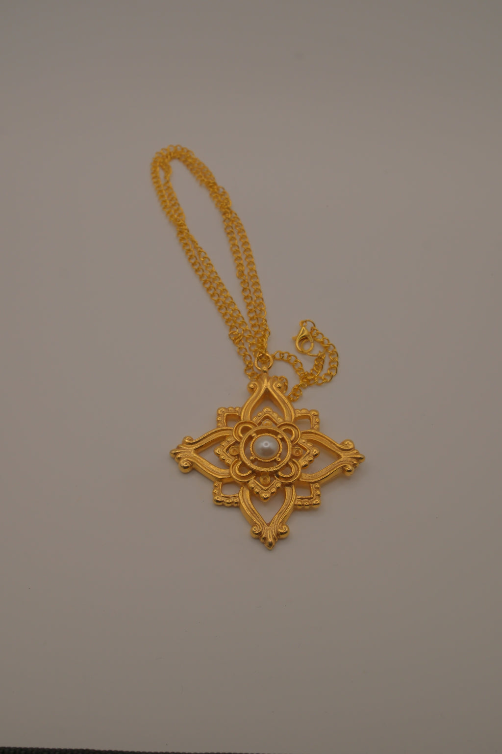 Vintage Ben-Amun Byzantine Style Pendant Necklace