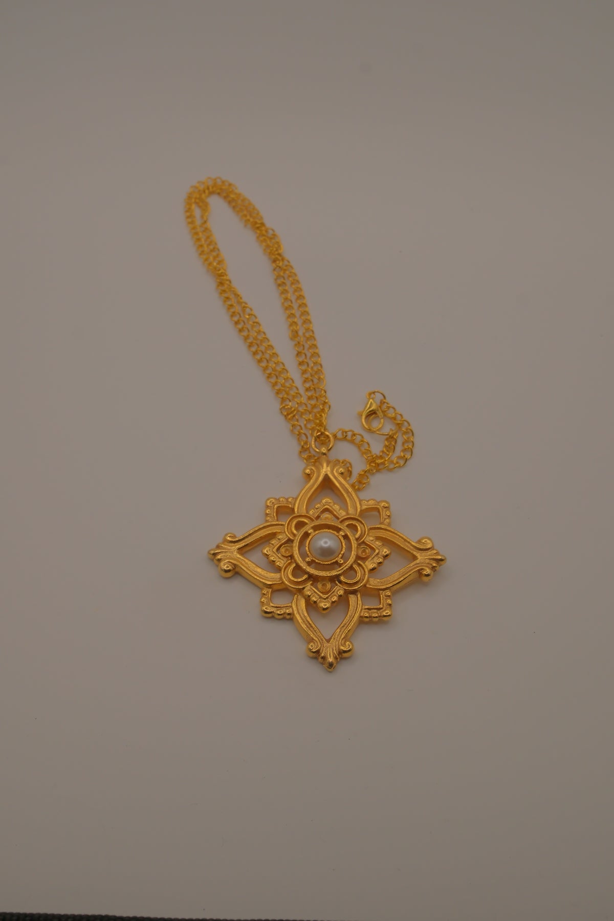 Vintage Ben-Amun Byzantine Style Pendant Necklace