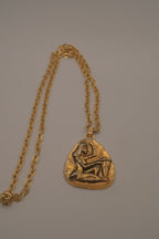 Vintage Egyptian-style gold pendant