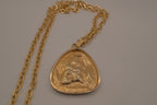 Vintage Egyptian-style gold pendant