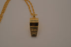 Vintage Rex Gold tone Whistle