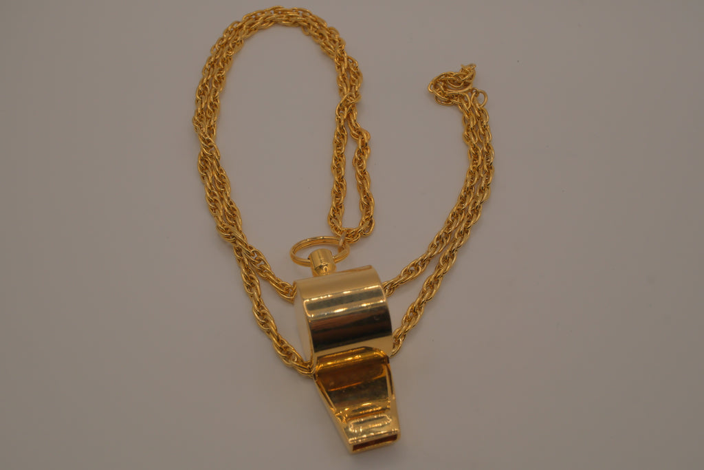 Vintage Rex Gold tone Whistle