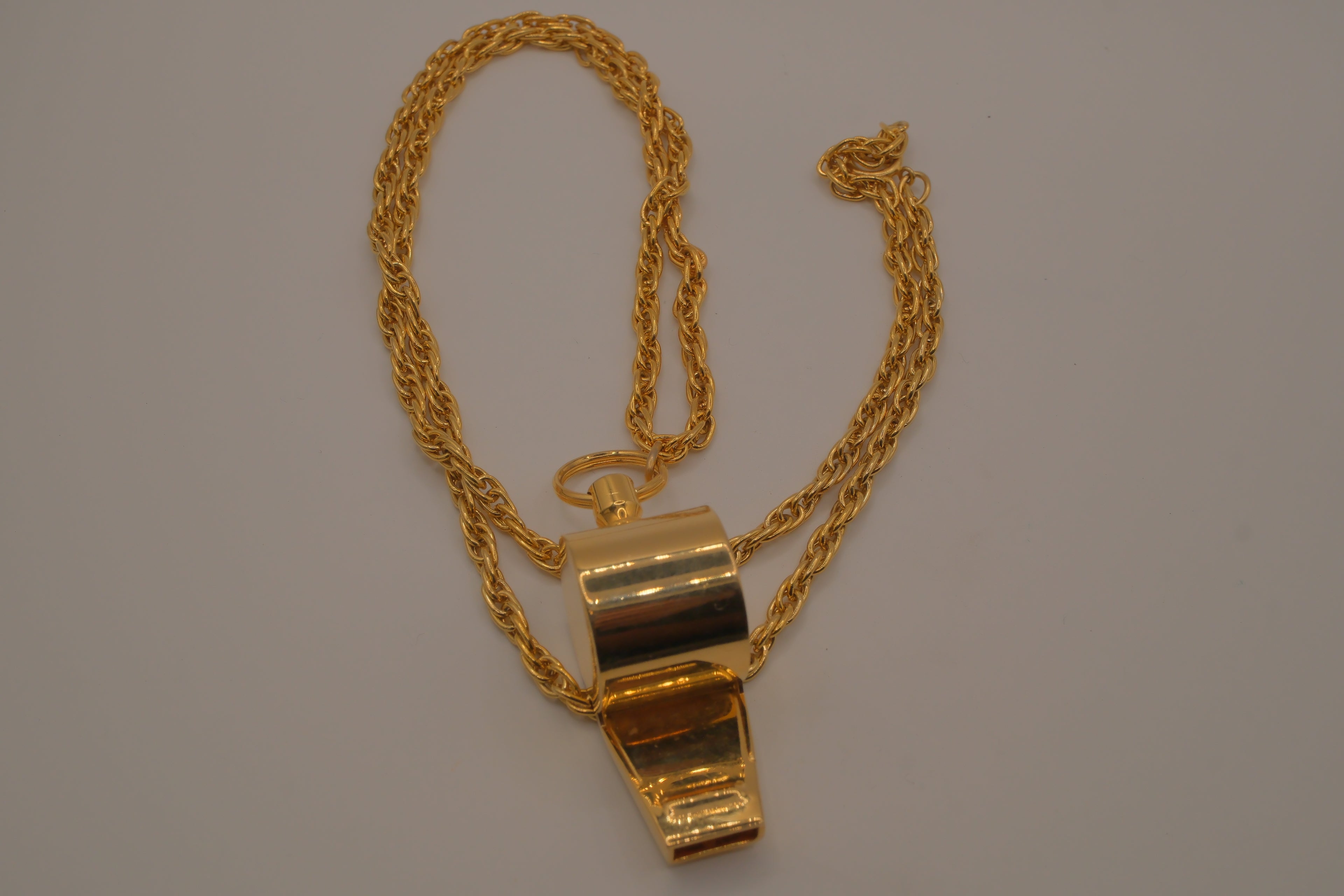 Vintage Rex Gold tone Whistle