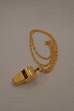Vintage Rex Gold tone Whistle