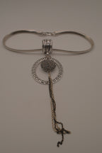 Reworked D'Orlan modernist statement necklace&nbsp;