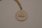 Vintage Car medallion pendant necklace