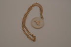 Vintage Car medallion pendant necklace