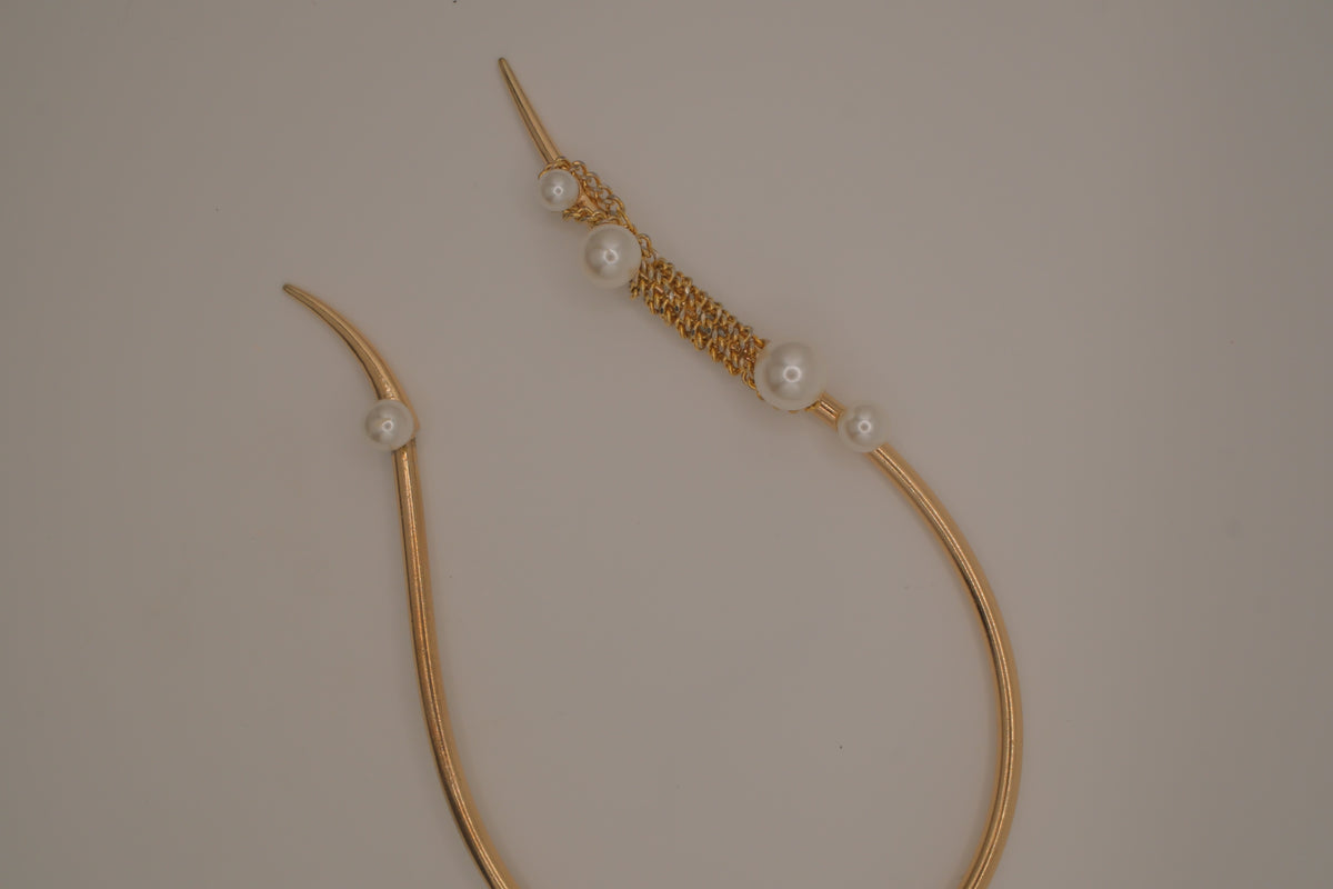 Reworked Pearl Waterfall Open Choker