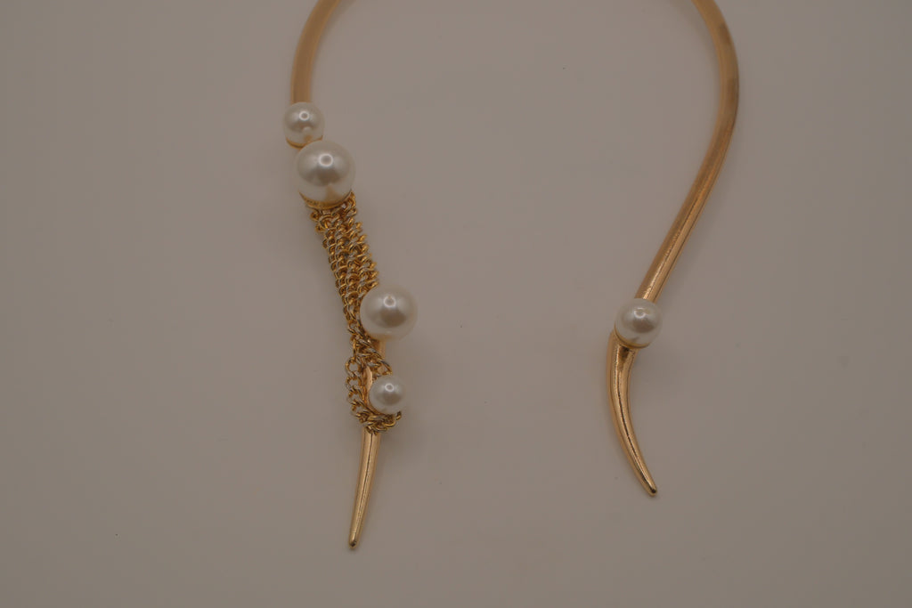 Reworked Pearl Waterfall Open Choker