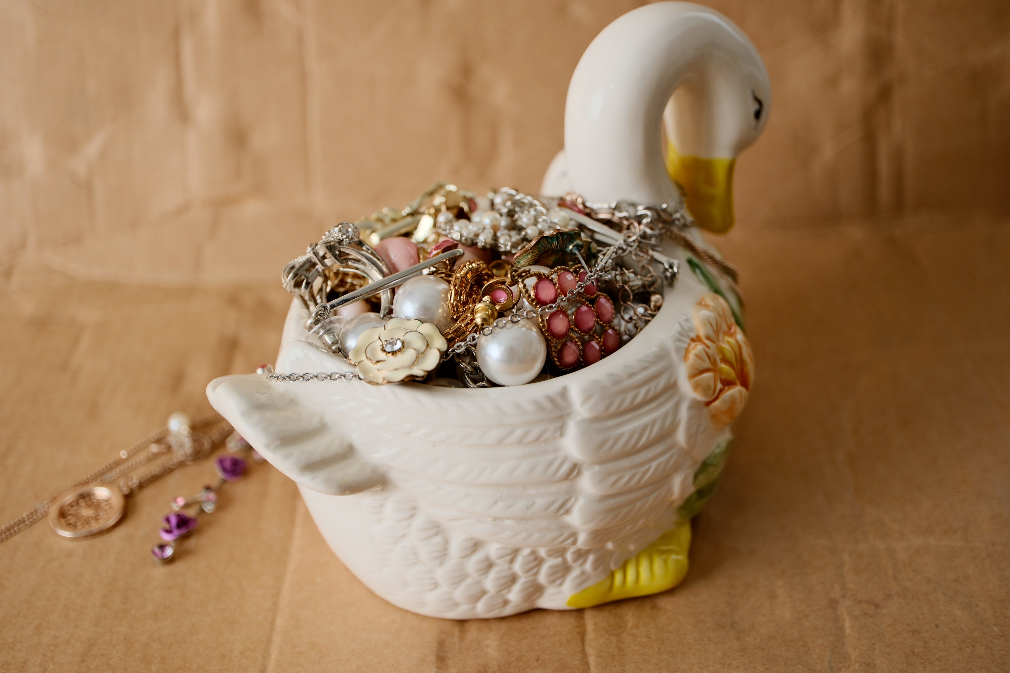 Large Coquette Mystery Jewellery Jar