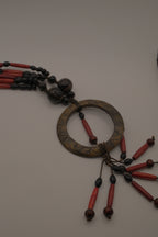 Boho tribal-style statement necklace