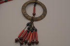 Boho tribal-style statement necklace
