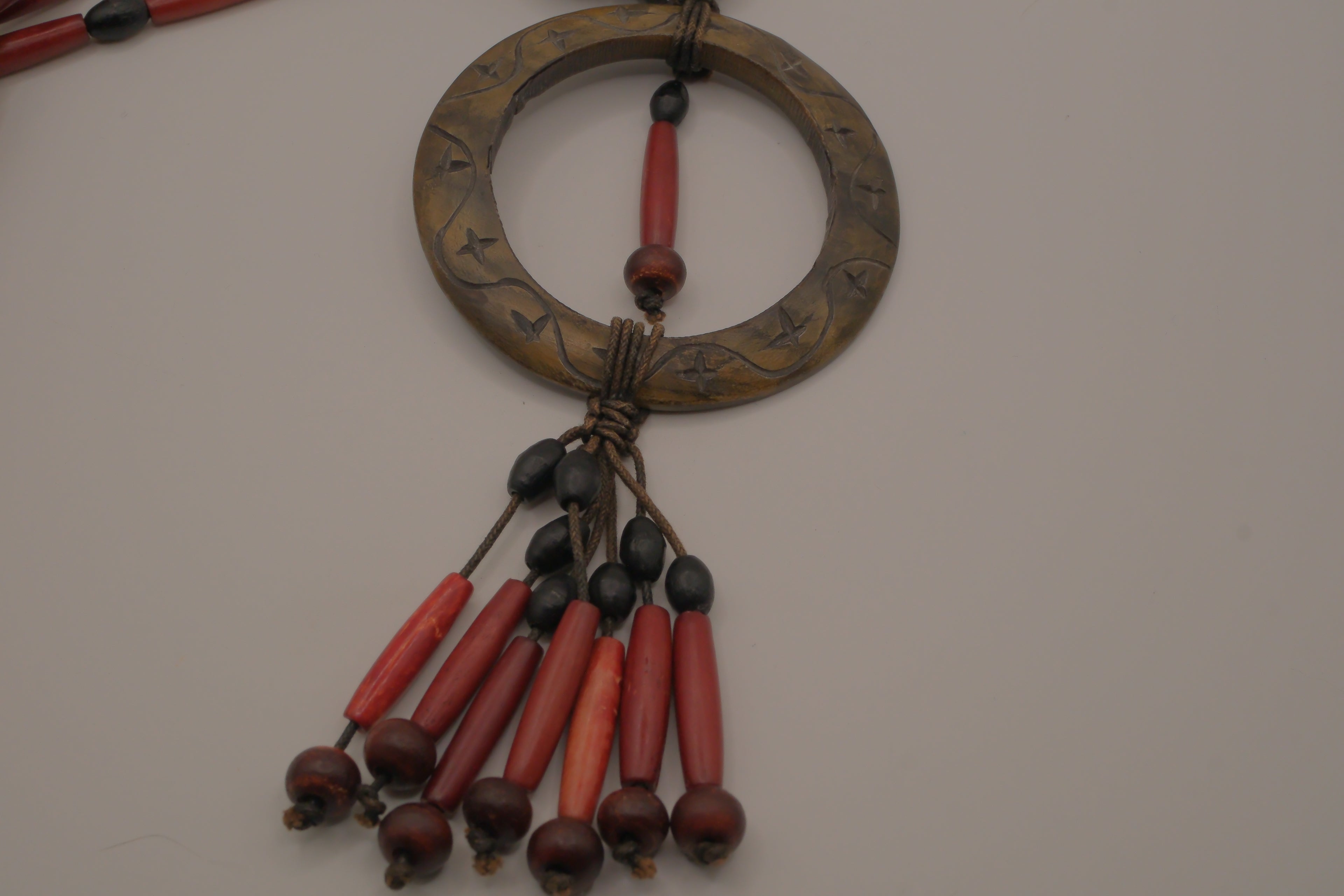 Boho tribal-style statement necklace