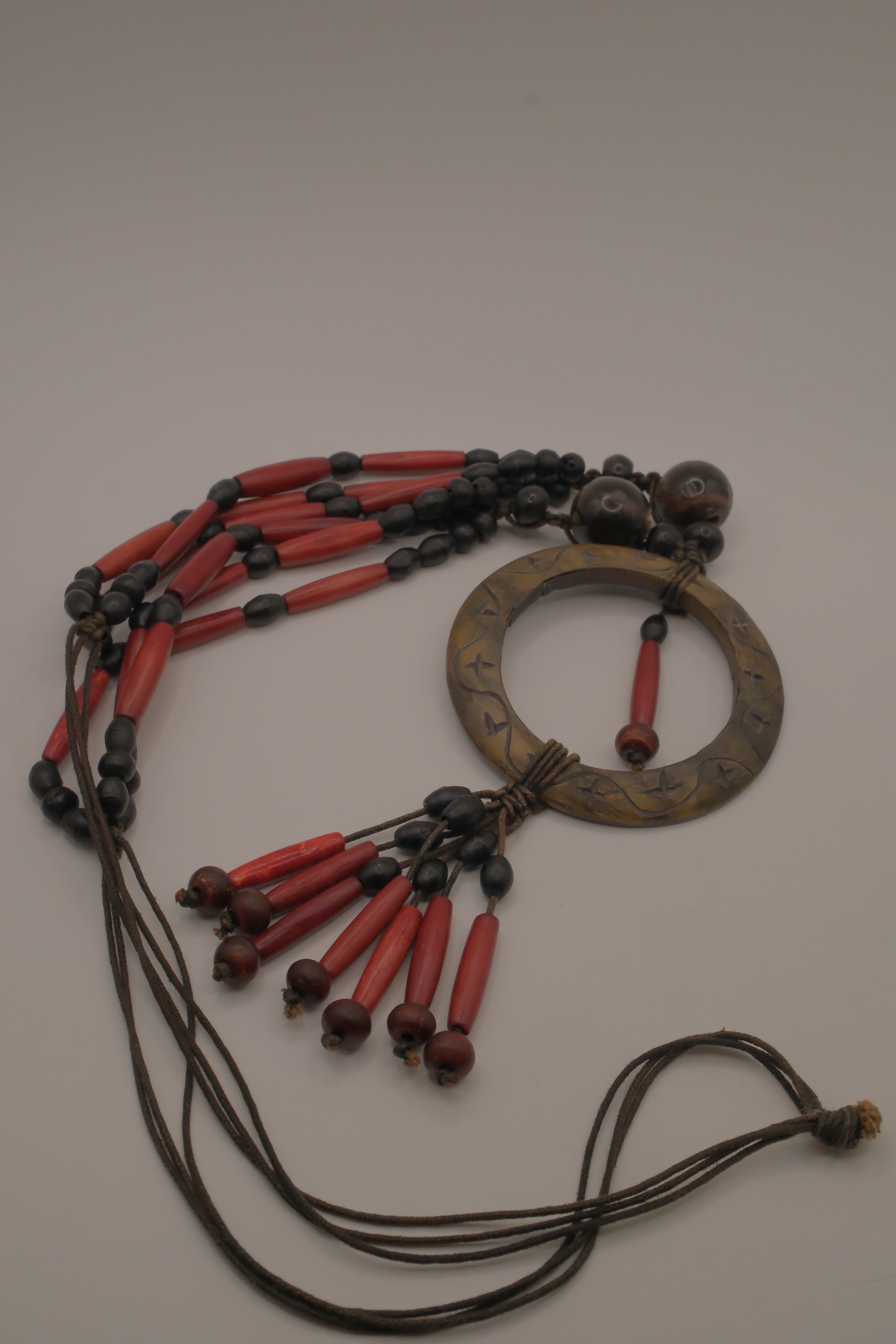 Boho tribal-style statement necklace