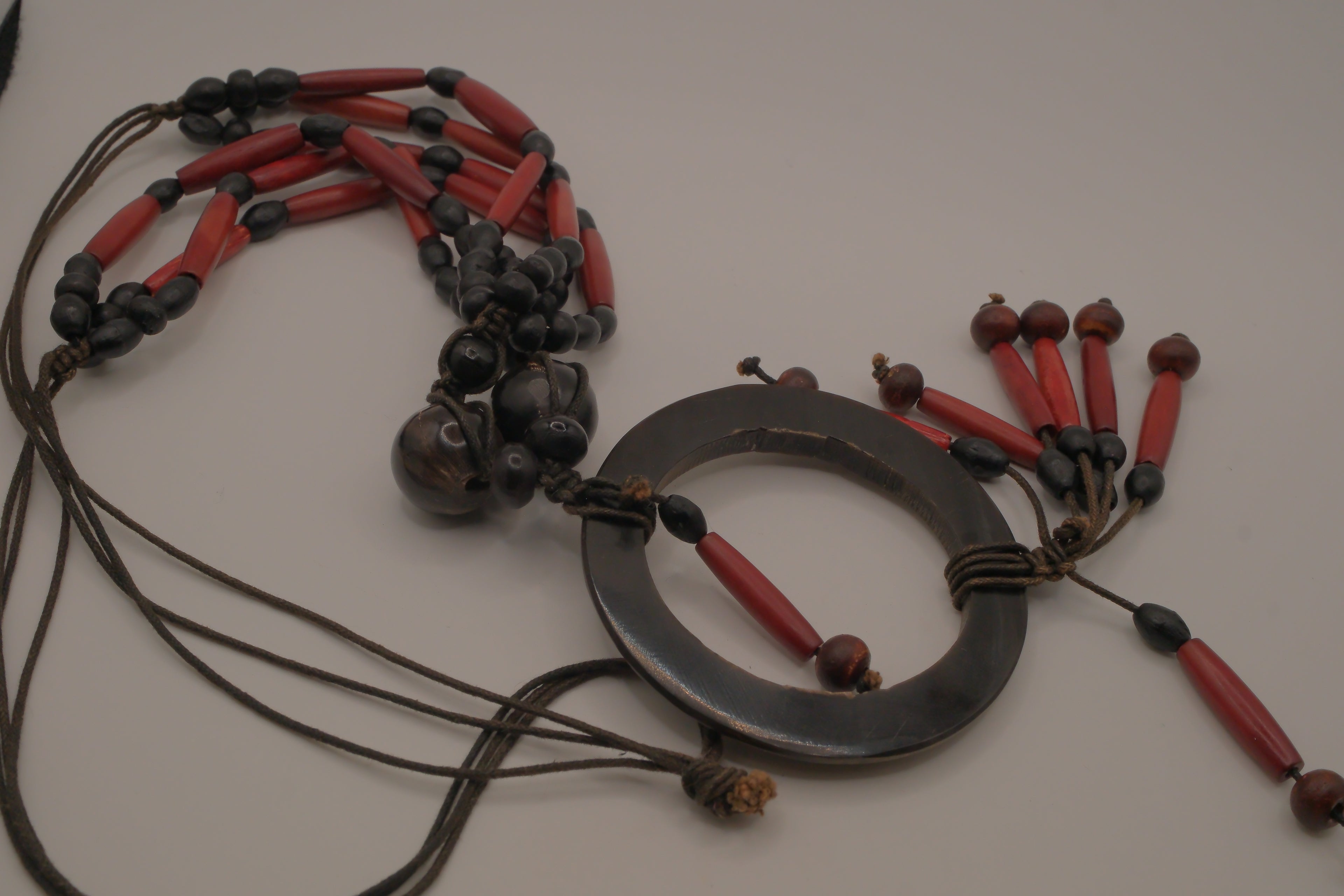 Boho tribal-style statement necklace