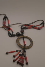 Boho tribal-style statement necklace