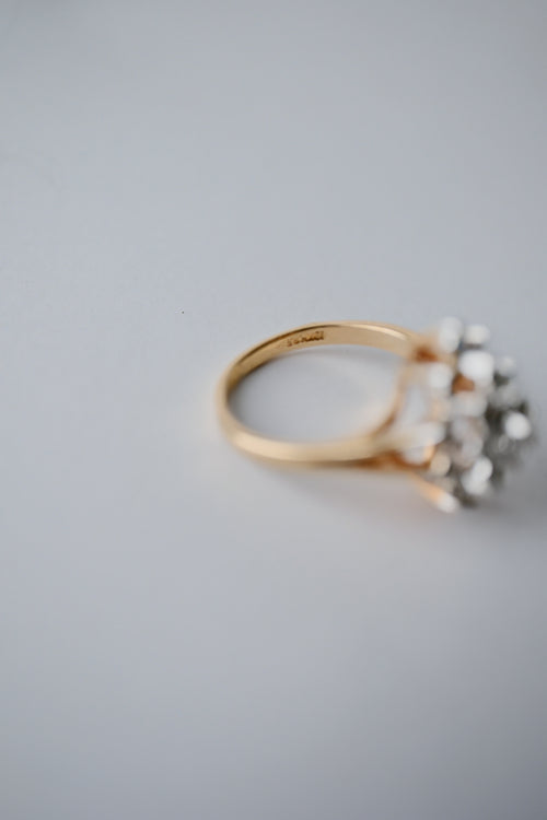 18K Gold Plated Cocktail Ring