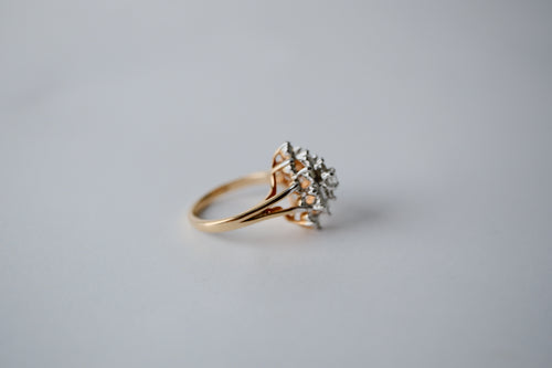 18K Gold Plated Cocktail Ring