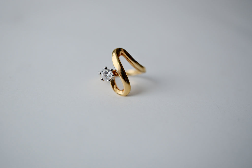 18K Gold Plated Wave Ring