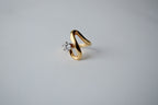 18K Gold Plated Wave Ring