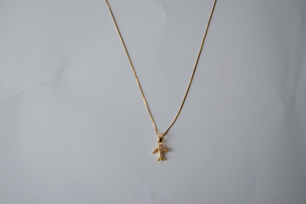 18K Gold Plated Flight Necklace