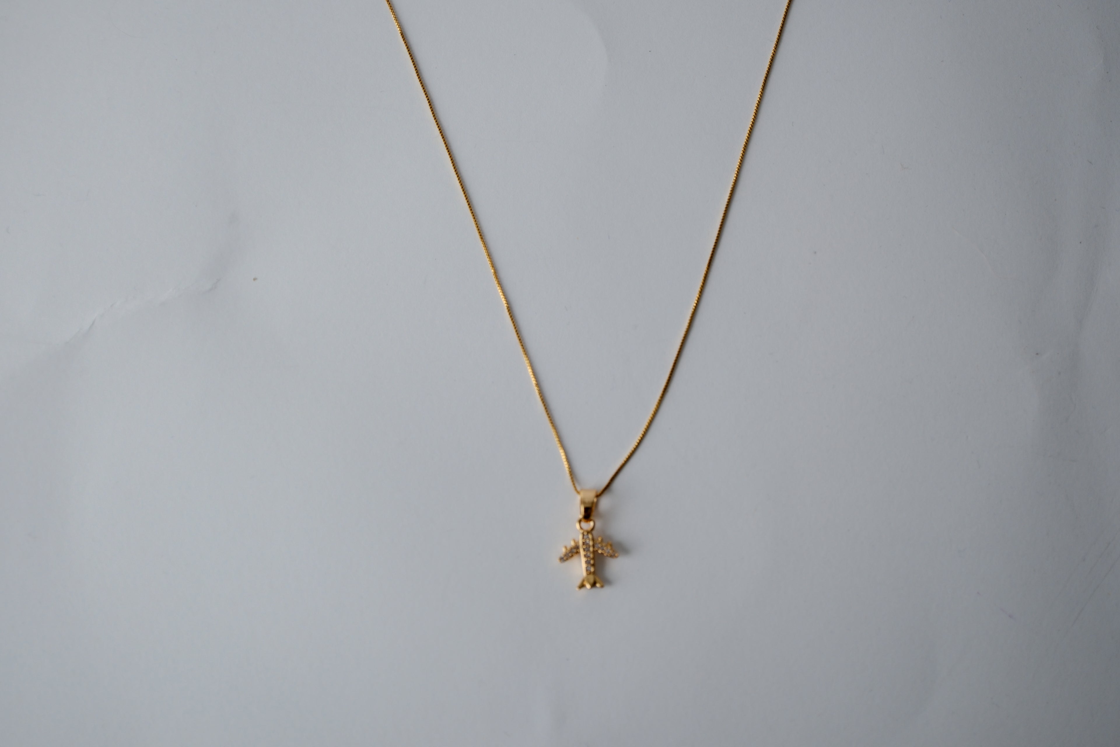 18K Gold Plated Flight Necklace