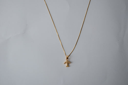 18K Gold Plated Flight Necklace