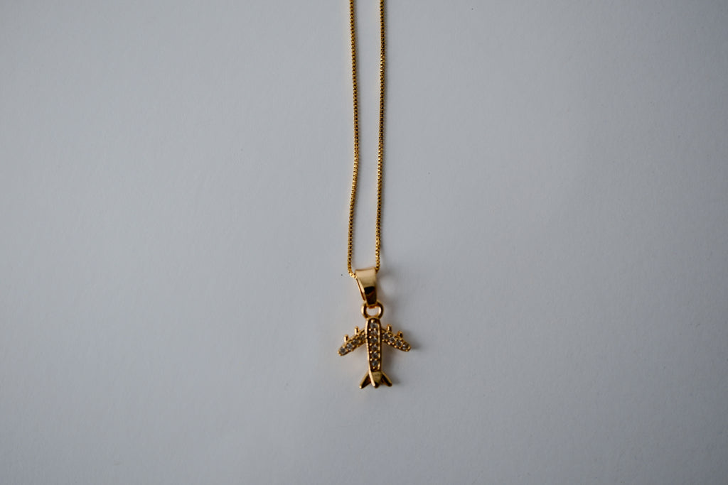 18K Gold Plated Flight Necklace