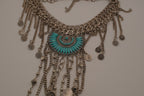 Boho fringe statement necklace