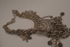 Boho fringe statement necklace