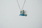 Sterling Silver Hummingbird Necklace