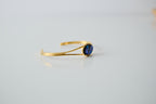 Vintage Gold tone Abalone shell bangle