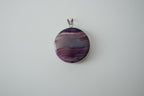 Banded Purple Agate Pendant