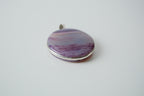 Banded Purple Agate Pendant