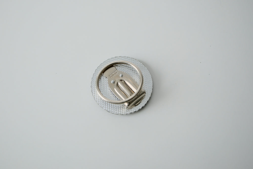 West Germany Eloxal Aluminum Scarf Clip