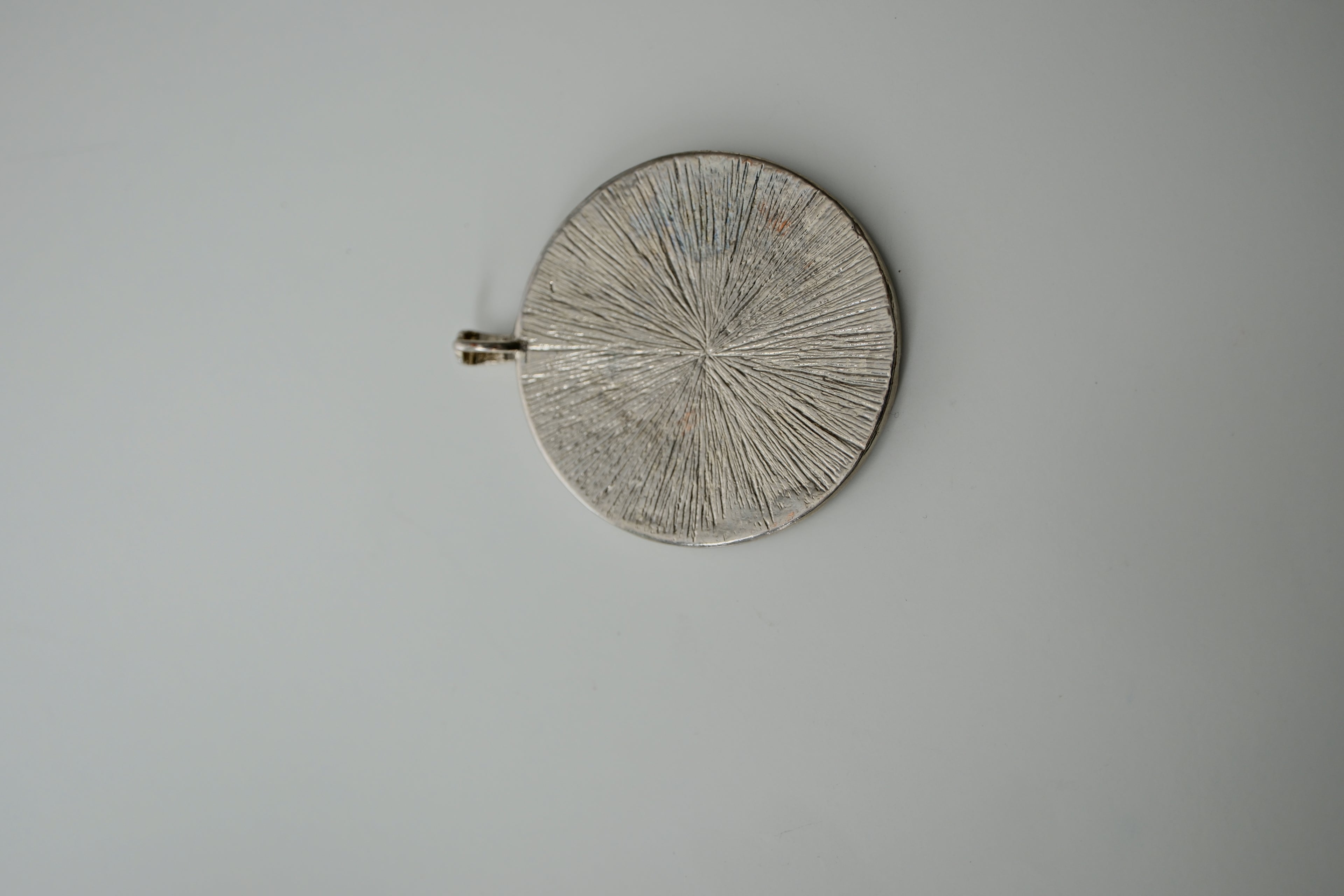 Black Enamel Victorian Pendant