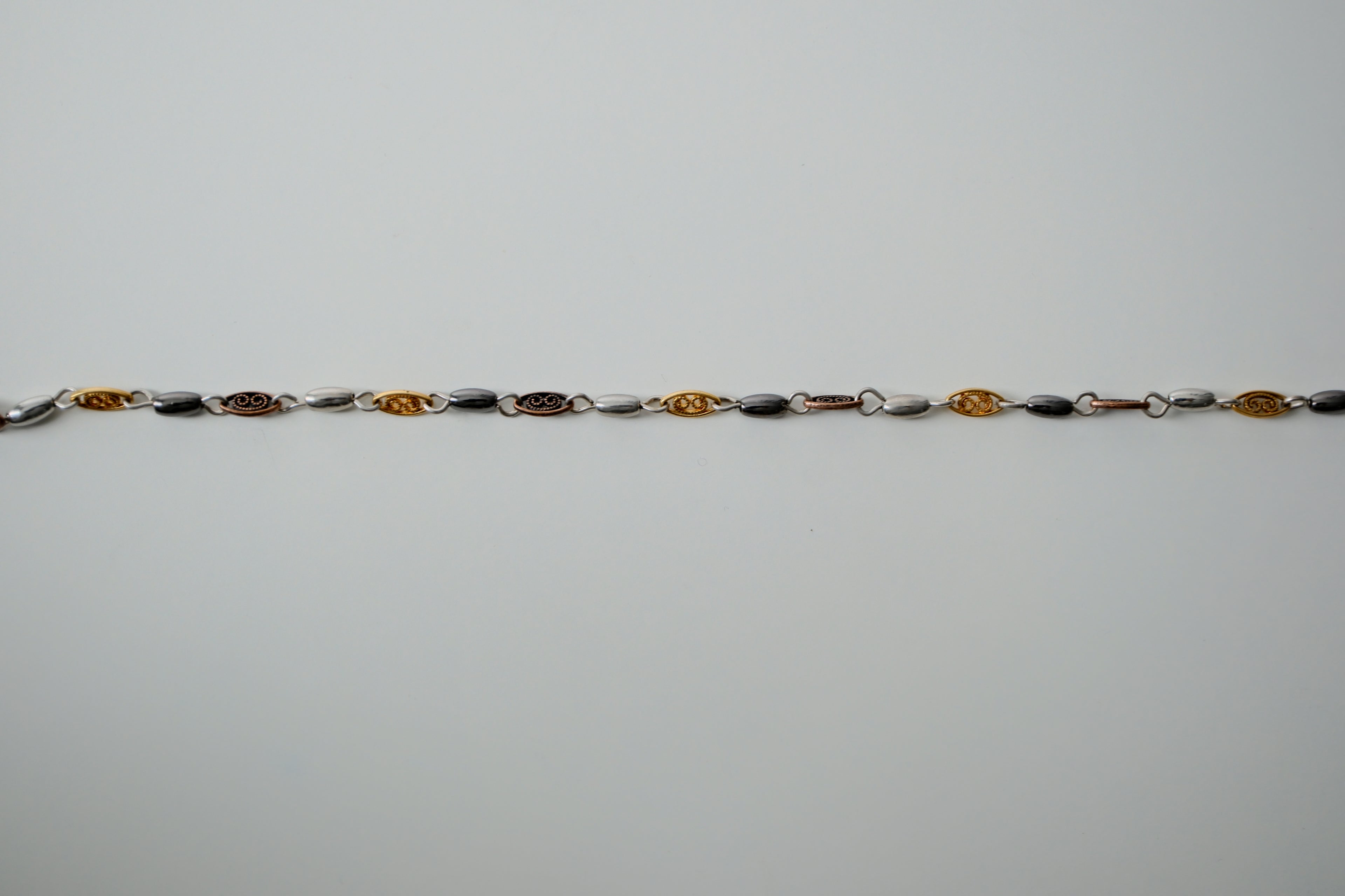 Vintage Three Tone Anklet