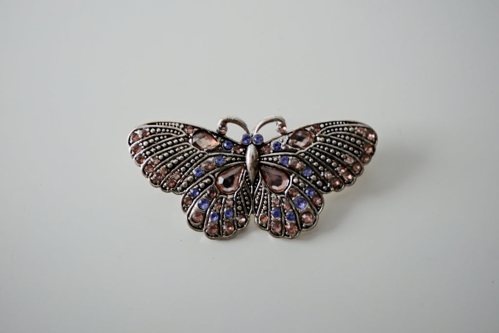 Vintage Silver Butterfly Brooch