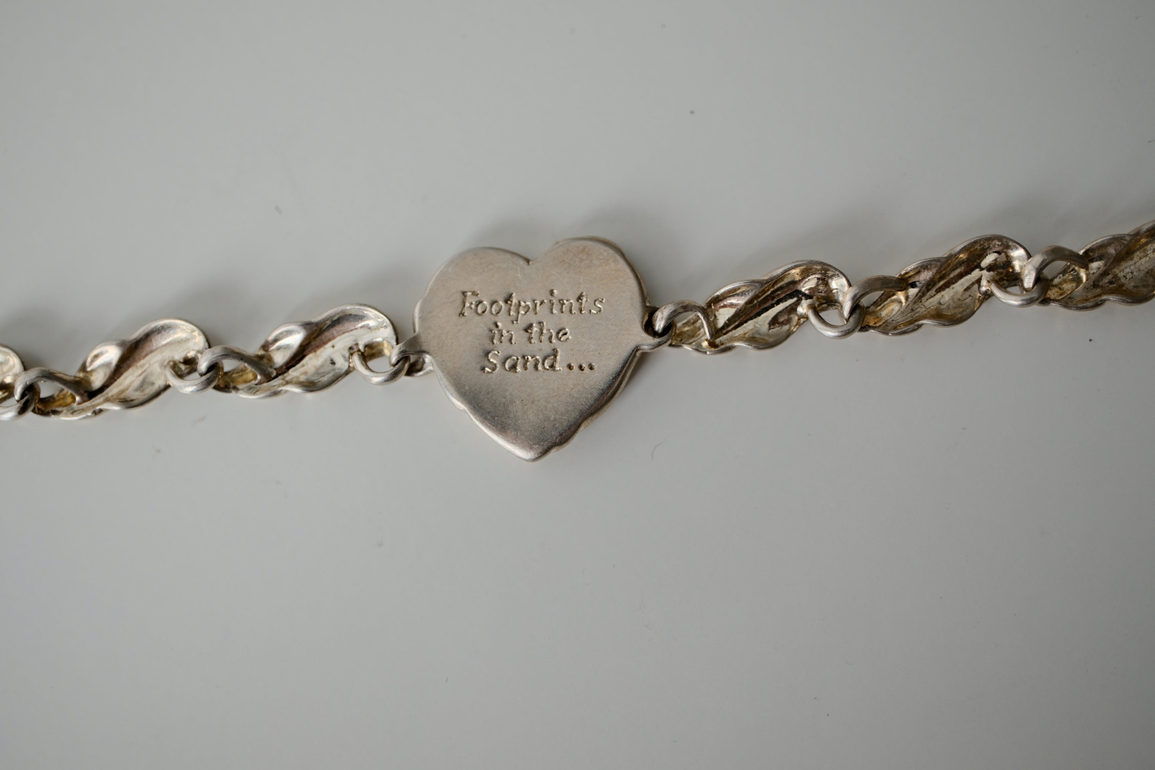 Gorham Sterling Silver Footprints in the Sand Bracelet&nbsp;