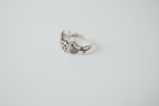 Sterling Silver Filigree Leaf Ring