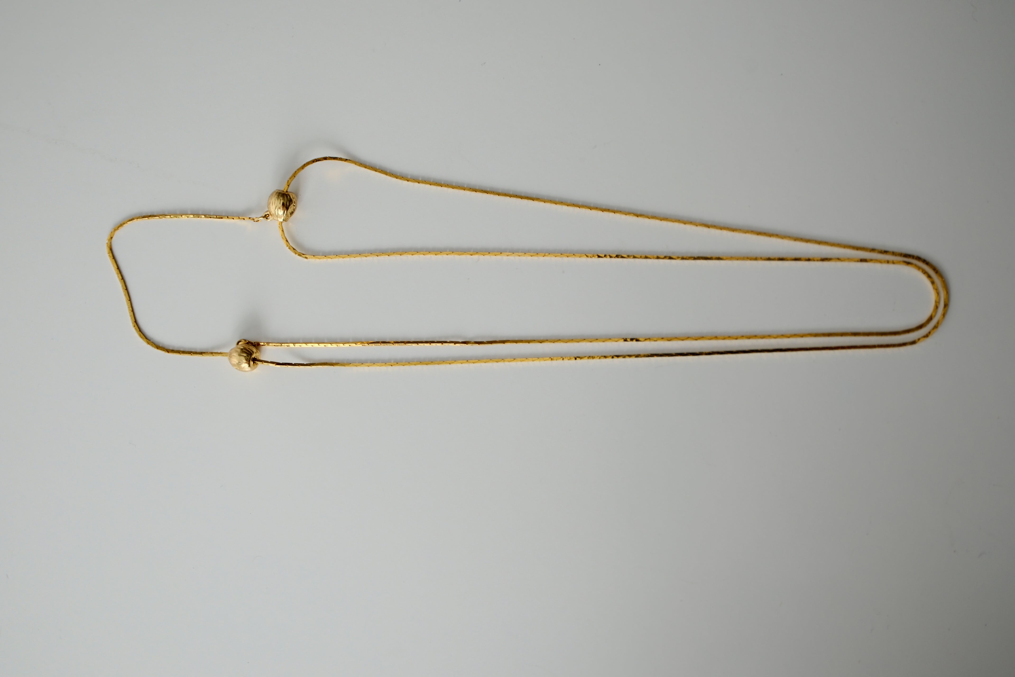 Vintage Adjustable Gold Necklace